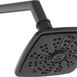 PTMT Superior Plastic Overhead Shower with 12 inch Arm (Black) | RainFall Fixed Mount-image-83