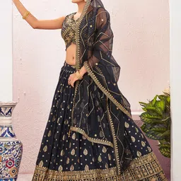 Chandbaali Embroidered Ready to Wear Lehenga & Blouse With Dupatta image 2