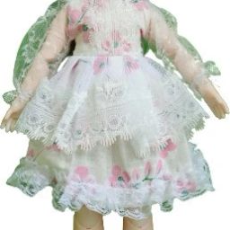 Doll Set Movable Joint Makeup Cute Girl Brown Eyes Fashionable Doll for Kids Girls (Size: 30 cm Color:White Dress)-image-51