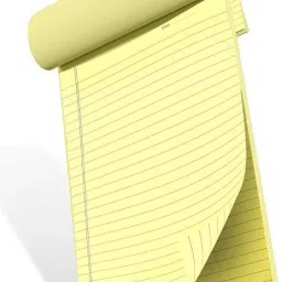 gopalstationery Notepads for Office, school, Premium 70 GSM Paper Ruled Pad A4 Note Pad Printed Format Register 70 Pages image 2