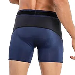 TRYB Mid Rise Outer Elastic Trunks TRYB-Two Tone-Navy-S image 3