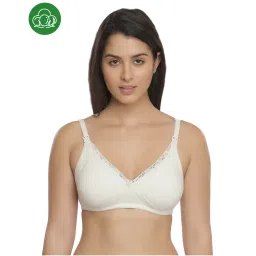 Inner Sense Organic Antimicrobial Laced Soft Nursing Bra - White-picture-34
