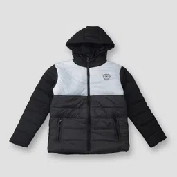 Gini and Jony Boys Hooded Colourblocked Casual Puffer Jacket-image-25