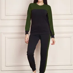 DTR FASHION Color-Block T-Shirt With Joggers Co-Ords-picture-0