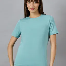 98 Degree Round Neck Cotton T-shirt-image-86