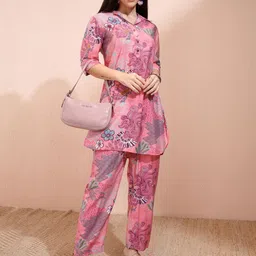 Vishudh Printed Shirt With Trouser Co -Ords-50