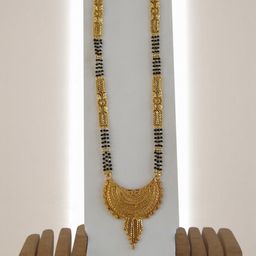 Ramdev Art Fashion Jwellery Brass Gold Plated Mangalsutra-image-74
