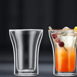 Baskety Transparent Solid Glass Glossy Cups Set of Cups and Mugs image 3
