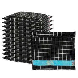 Kuber Industries Black Set of 6 Regular Multi-Utility Organisers-9