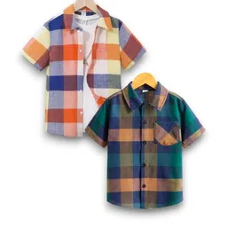 LUVITUS Boys Pack of 2 Printed Casual Shirt-picture-11