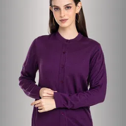 Moda Elementi Women Woollen Cardigan-image-21