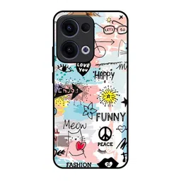 QRIOH Just For You Glass Oppo Reno13 5G Back Case-image-85