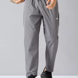 AESTHETIC NATION Men Relaxed-Fit Mid-Rise Track Pants-30
