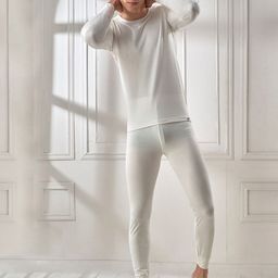 INFERNO Men Round Neck Long Sleeves Thermal Vest and Trouser Set-image-28