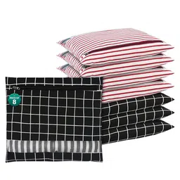 Kuber Industries Black Set of 6 Regular Drawer Organiser Organisers-12