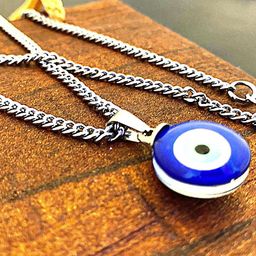 RV Jewels Silver-Plated Circular Pendants with Chains-image-59