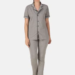 BENZOS Lapel Collar Night Suits-image-88