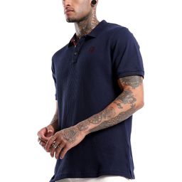 WROGN Men Solid Polo Collar Pure Cotton Slim Fit T-shirt-picture-3