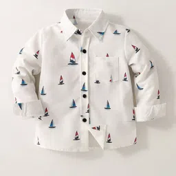 BAESD Boys Standard Opaque Printed Party Shirt-picture-39