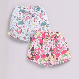 Biskid Set of 2 Girls Printed Shorts-3