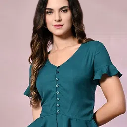 PRETTY LOVING THING Women Peplum Top-image-96