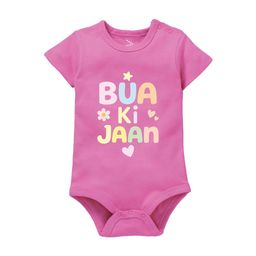 Zeezeezoo Kids Bua Ki Jaan Printed Pure Cotton Bodysuit-52