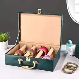 Aura Teal Set of 1 Regular Jewellery Organiser Organisers-30