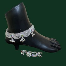 Alloy Silver Silver Jewellery Set (Pack of 1)-image-89