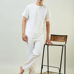 SleepZ by Raymond Men Pure Cotton Night suit-image-61