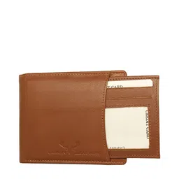 URBAN LEATHER Men Leather Two Fold Wallet With Detachable Flap-5