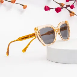Ted Smith Women Cateye Sunglasses with UV Protected Lens ANGELICA_C6-YELLOW-38