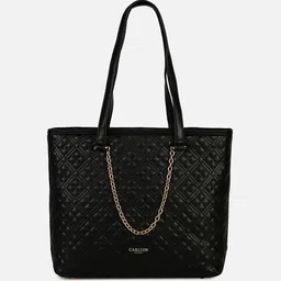 Carlton London Women Textured Structured Leather Shoulder Bag-13