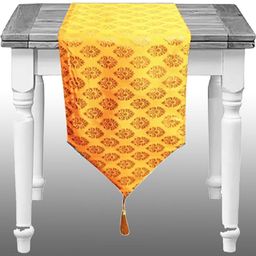 Pink Parrot Jacquard Table Runner-image-41