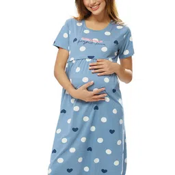 Lotik Printed Nightdress-image-45