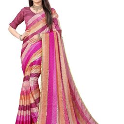 DIVASTRI Embellished Striped Saree-picture-33