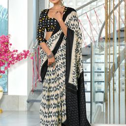 Pandadi Saree Block Print Sarees-image-83