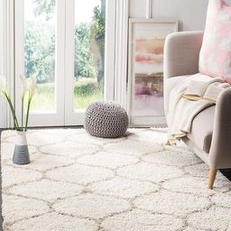 Banchmark Home Furnishings Cream-Coloured Solid Anti-Skid Woollen Carpet-38