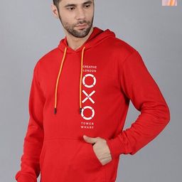 Stelino Men Printed Hooded Sweatshirt-image-104