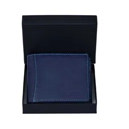 TEMIER Men Canvas Two Fold Wallet-2