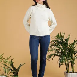 Stylecast X Kotty Women Turtle Neck Pullover Sweaters-image-9