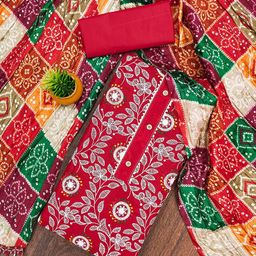 MANVAA Embroidered Unstitched Dress Material-picture-3