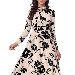 SZN Women Floral Printed Fit & Flare Dress-picture-21