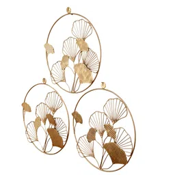 Amaya Decors 3-Pcs Leaves Metal Wall Decor-image-86