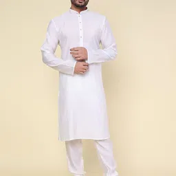 W & G Men Regular Kurta with Churidar-picture-56