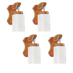 Somil Premium Designer Glass Wall / Night Lamp Elegant & Stylish Dcor Accent for Modern Interiors, color- White, Size:- 18.5 X 22.5 X 32.5 CM-image-61