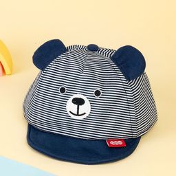 KICKS & CRAWL Kids Cotton Self Design Baseball Cap-image-16