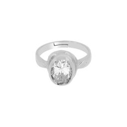 GenZcomplex Silver-Plated Brass Zircon Finger Ring-image-52