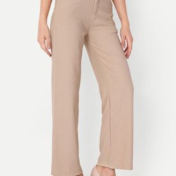 Chemistry Women High-Rise Straight Fit Trousers-image-66