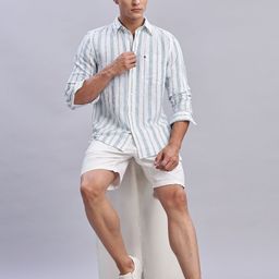Tommy Hilfiger Men Classic Opaque Striped Casual Shirt-image-58