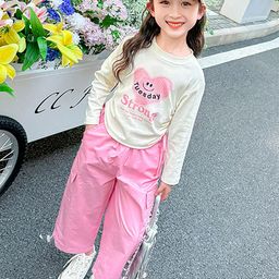 LULU & SKY Girls Printed Top with Trousers-picture-38
